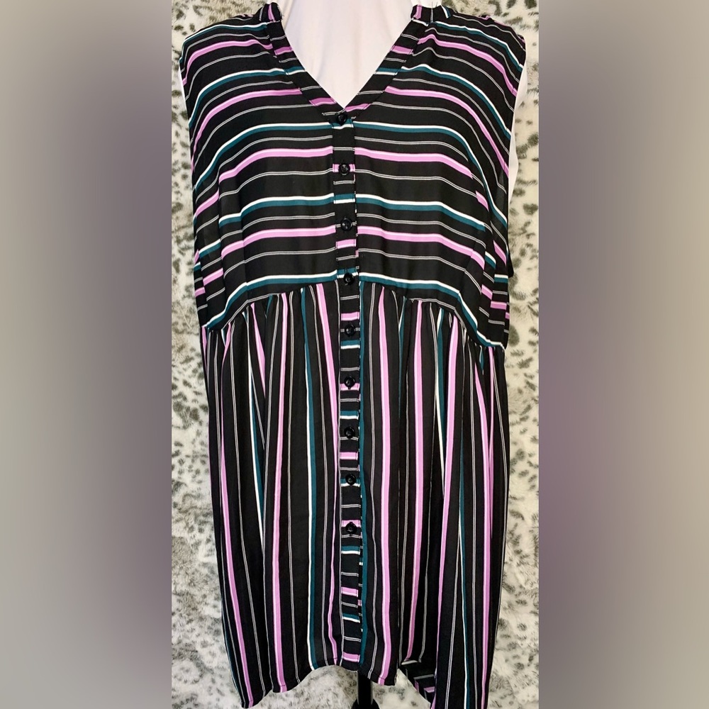 Torrid Sleeveless Babydoll Shirt